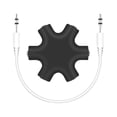 thumbnail image 4 of Divisor de 2 Jack - Distribuidor para tomas Jack de 3,5 mm con 6 Conectores - Cable Incluido para Conexión a Fuente de Audio, 4 of 5
