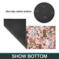 thumbnail image 6 of Poodle Dog and Flower Floral Kitchen Rugs Sets Of 2,Anti Fatigue Kitchen Mat Rugs Non Slip Washable,Decorative Kitchen Floor Mats for Kitchen,Sink,Laundry,17"x30"+17"x47", 6 of 7