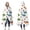 Colorful Dinosaurs Mushrooms, variant on Wearable Blanket,Colorful Dinosaurs Leaf White Pattern Hooded Wearable Flannel Blanket for Adults & Teens,Winter Poncho Shawl Wrap Cape Cozy Anti-Pill,60"x80"