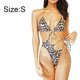 thumbnail image 2 of Traje de baño de una pieza para mujer Bikini sexy con estampado de leopardo traje de baño de una pieza, 2 of 6
