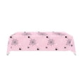 thumbnail image 3 of 2 Pack Web Print Plastic Halloween Tablecloth 43 x 71 Inch – Disposable Tablecloth Cover with Spiderweb Design, Ideal for Birthday, Themed Events & Halloween Party Decor (Pink), 3 of 7