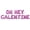 Pink, variant on Letter Balloons - OH HEY GALENTINE 16" Inch Alphabet Letters Foil Mylar Balloon Galentines Day Party Banner (Red)