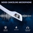 thumbnail image 4 of Casque de Jeu Sans Fil pour Xbox One, Xbox Series X/S, PS4, PS5, PC, Mac, Switch, Bluetooth 5.4, Casque Xbox avec Micro à Réduction de Bruit, Casque de Jeu Circum-Aural, Son Surround 3D, Blanc, 4 of 8