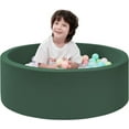 thumbnail image 2 of Foam Ball Pit, Safe Soft and Play, Round Shape for Baby, Infants and Toddlers, Indoor and Outdoor Game, No Balls Included, 2 of 14