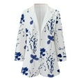 thumbnail image 5 of Ketyyh-chn99 Women Blazers Business Work Office Blazer Back Slit Jacket 2023 White,XL, 5 of 5