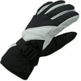 thumbnail image 1 of Men's Water Resistant Windproof Snow Protection Warm Adjustable Winter Sportswear Snowboard Ski Gloves (Light Gray), 1 of 4