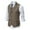 Brown, variant on Men's Herringbone Tweed Suit Vest Vintage Lapel Vest Slim Fit Single-breasted Vest Men's Coat