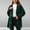 Green, variant on Hueook Womens Jacket Flannel Shirt Women Winter Coat Long Sleeve Plaid Faux Shearling Oversized Jacket Coffee 3X