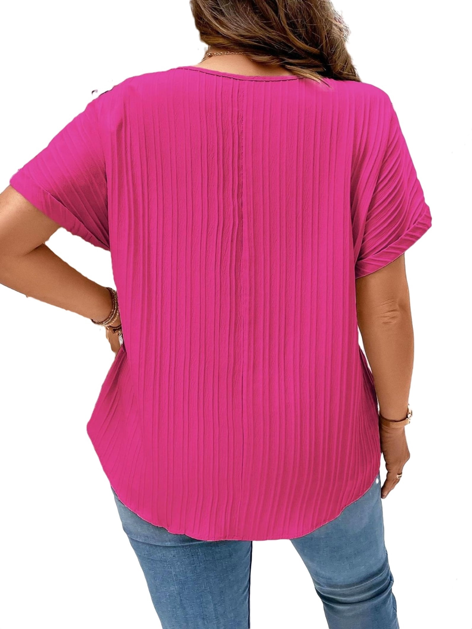 pink top plus