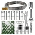 thumbnail image 1 of Bgsha Wall Wire Trellis Kit for Effective Climbing Plant Support Holds 150kg, 1 of 9