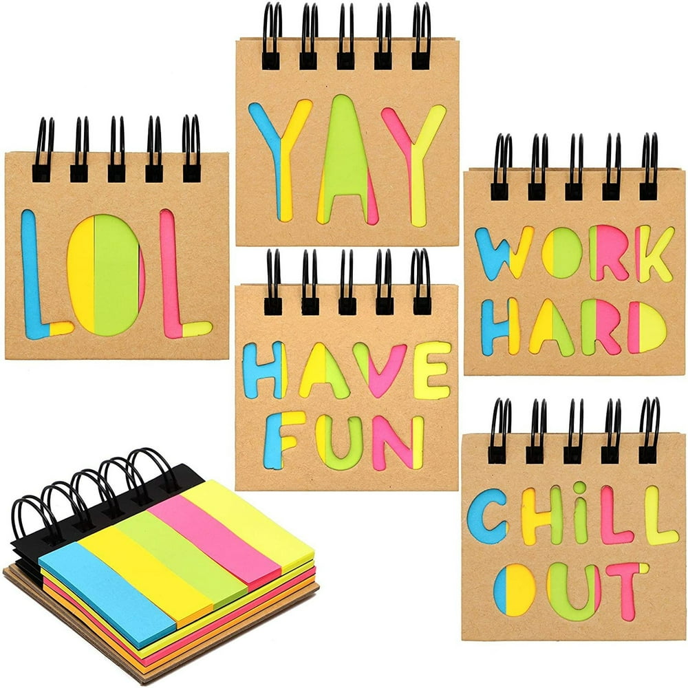 10Pack Sticky Notes Combo Sets, Self Stick Memo Pads & Index Tabs, Top