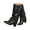 Black, variant on Knee High Boots Women, Fold Over Shark Boots Pointed Toe block heels Wide Calf,Minimalist Street Style Boots for Fall & Winter