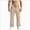 A145-Khaki, variant on Men's Casual Pants Drawstring Elastic Waist Chino Pants Straight Leg Slacks Cotton Twill Trousers with Pockets,twill chino pants Dark Gray S