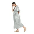 thumbnail image 4 of Gypsie Blu Satin Silk Kaftan for Women Sleepwear Maxi Dress Adjustable Nightgown Plus Size Kimono Sleeve Ladies Caftan Online, 4 of 7