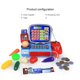thumbnail image 4 of Registrador Cajero Juguete Niños Caja Registradora Playset Con Regalo De Dinero Para Niños Pequeños En Edad Preescolar, 4 of 8