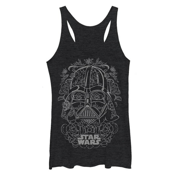 Women's Star Wars Day of the Darth Racerback Tank Top Black Heather Medium