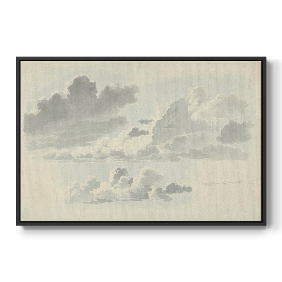 Vintage Landscape-CCCLXVIII By Wexford Home Framed in Black Wood Gallery Wrapped Canvas 17 in. x 25 in.