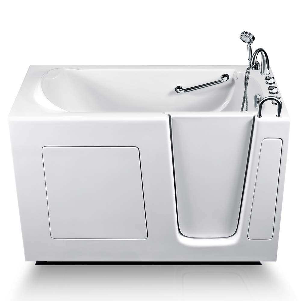 WalkIn Bathtub 30" x 60" Therapeutic Soaking Bathtub and Faucet Set