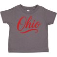 thumbnail image 3 of Inktastic Ohio Script Red Neon Style Boys or Girls Toddler T-Shirt, 3 of 5