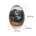 thumbnail image 2 of Resina De Cristal De Huevo De Dragón Transparente, Recuerdo Ornamental, Artesanía De Resina, Adornos De Escritorio Para El Hogar, Regalo Exquisito Minnieouse HA041332-07, 2 of 6