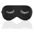 thumbnail image 1 of Eye Mask For Sleeping, Sleep Mask, Blindfold - Silk Sleeping Masks For Women Men With Adjustable Strap, Eye Blinder, Block Out Light, Zero Head Pressu, 1 of 5
