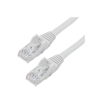 StarTech 35ft CAT6 Ethernet Cable - White CAT 6 Gigabit Ethernet Wire -250Mhz 100W PoE RJ45 UTP Network Patch Cord Snagless with Strain Relief (N6PATCH35WH)