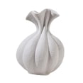 thumbnail image 4 of Vase de flores de cerámica Container floral Floral Desktop Ornament Jarrón decorativo para mesa de café Amplio Estante de hechos Regalo de Gris, 4 of 8