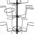 thumbnail image 7 of MONIPA Black Hat Cap Display Retail Rotating Metal Stand Hanger Rack Space Saver Black, 7 of 7