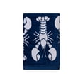 thumbnail image 6 of Mainstays Patriotic Cotton Blend Cotton Blend Beach Towel, 36 x 72 in, Navy Blue Lobster, 6 of 7