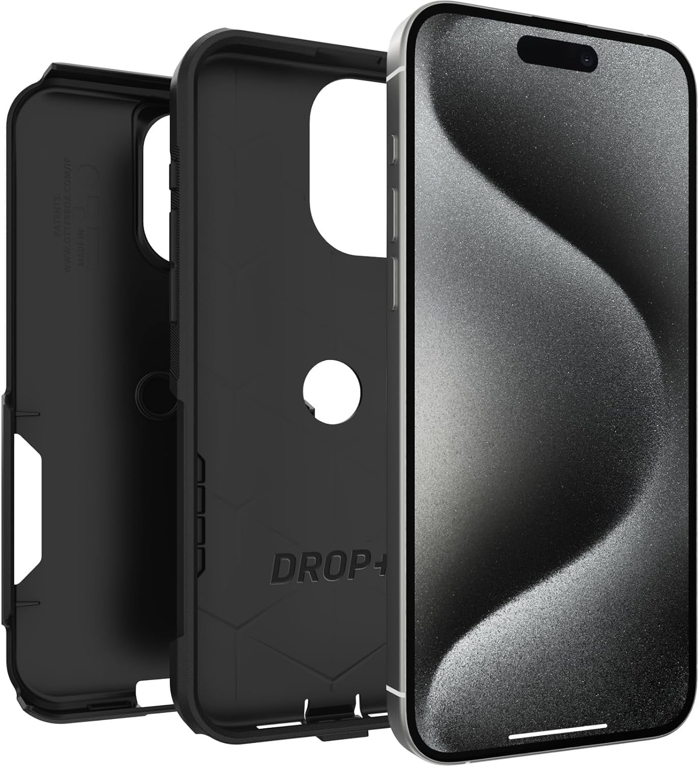 OtterBox COMMUTER SERIES Case for iPhone 15 Pro Max - Black