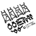 thumbnail image 3 of RC Suspension Arm, High Strength Lightweight High Temperature Resistance RC Metal Upgrade Parts Kit Easy To Install  For Bumpy Road Black, 3 of 8