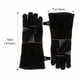 thumbnail image 2 of Guantes largos de Cuero TUNC resistentes al calor y al fuego para chimenea estufa horno parrilla soldadura barbacoa 16 pulgadas, 2 of 5