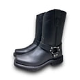 thumbnail image 1 of Bota Roper American Welt con Argolla de Trabajo Industrial Uso Rudo Piel Vacuno Negro Graso Suela Tacón Negro Talla 25.0 MX, 1 of 4