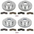 thumbnail image 3 of PowerStop Front and Rear Z26 Street Warrior Carbon-Fiber Ceramic Brake Pad and Drilled and Slotted Rotor Kit Fits: CHEVROLET Select Models K2597-26, 3 of 9