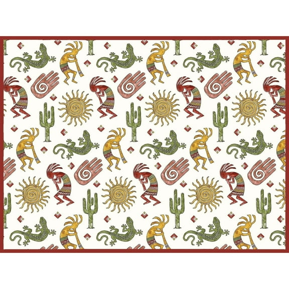SUNDANCE KOKOPELLI Microfiber Countertop Dish Drying Mat, by Kay Dee Designs