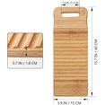 thumbnail image 2 of 1 pieza de tabla para lavar ropa de bambú y madera, tabla para lavar ropa de madera, tabla para lavar ropa grande, cuarto de lavado 40 * 15 * 2 cm Sincero Electrónica, 2 of 4