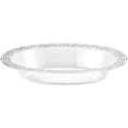 thumbnail image 2 of EcoQuality 48oz Clear Design Plastic Oval Bowl - Elegant Disposable Serving for Parties Weddings Catering Buffets Salads Sides Fruits Durable for Events and Entertaining (8), 2 of 2
