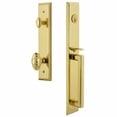 thumbnail image 2 of Grandeur Fifth Avenue D Grip Single Cylinder Handleset with Grande Victorian Interior Knob, 2 of 5