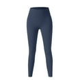 thumbnail image 5 of Stephy Yoga Pants Yoga Clothes Women's Fitness Sports Pants Pants Leggings No Embarrassing Lines High Waist No Butt, Blue, L, 5 of 8