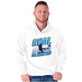 thumbnail image 5 of Athletic Soccer Fan Goal Oriented Pun Hoodie Hooded Sweatshirt Men Brisco Brands M, 5 of 6