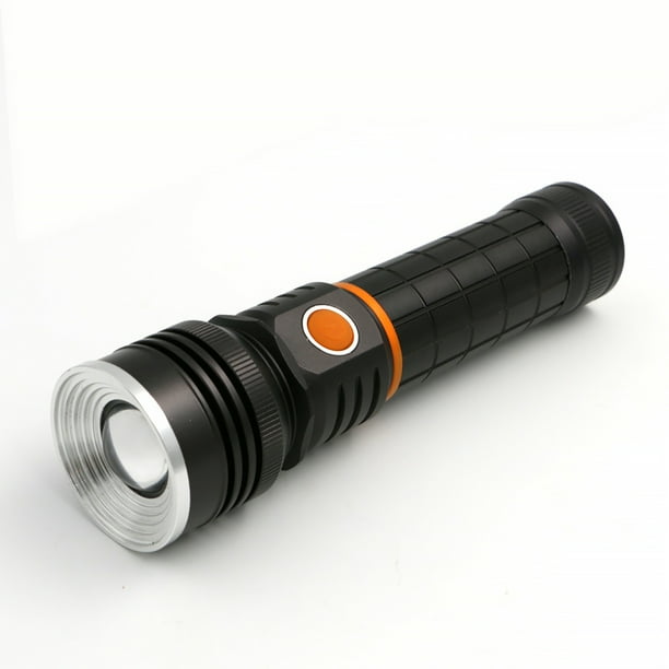 Flashlight brillante LED Enfoque de rotación impermeable con imán antideslizante compacto lámparas de camping para emergencias al aire libre Coches de pesca Eigraketly OD019812-00