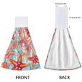 thumbnail image 4 of SKYSONIC 2 PCS 2 PCS Microfiber Hand Towels, Watercolor Sea Star Soft Absorbent Kitchen Hand Towels with Loop, Quick Dry Microfiber Cleaning Cloths Bath Hand Towels, 12"x17", 4 of 6