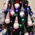 thumbnail image 2 of Set of 3 Christmas Gnomes Hanging Ornaments Swedish Gnome Handmade Plush Santa Elves Xmas Tree Hanging Holiday Xmas Decorations, 2 of 5