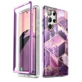 thumbnail image 3 of Galaxy S22 Ultra Cosmo Case - Marble Purple, iPhone 14, 3 of 10