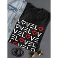 thumbnail image 3 of Lovelovelove Women T-Shirt, Female Medium, 3 of 4