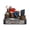 Red, variant on Funny Fathers Day Gifts, Acrylic Desk Decor with Sleeping Dad on Couch Holding Remote, 3D Office Home Decoration Ornament for Dad Who Has Everything, Best Dad Ever Present from Daughter Son