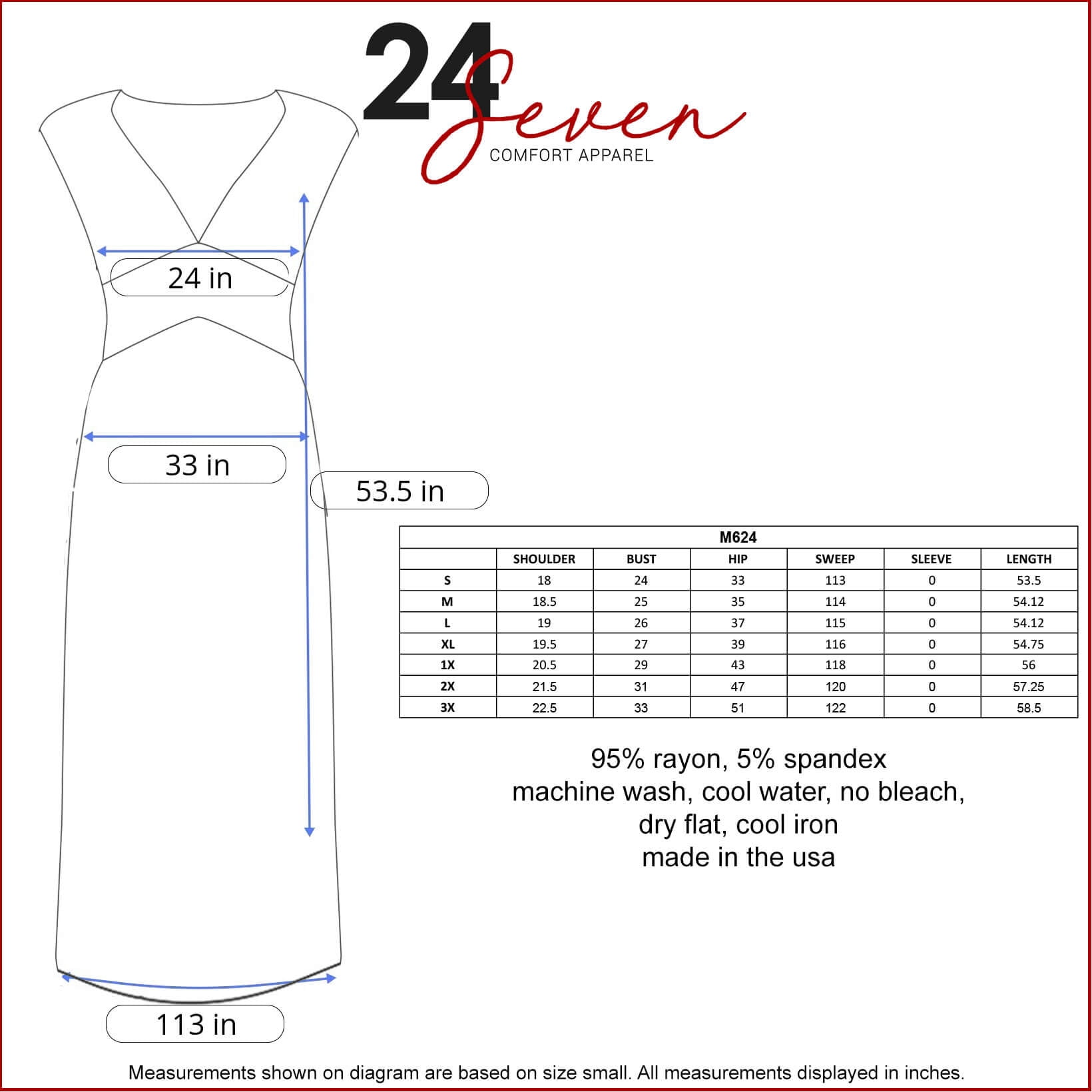 24seven Comfort Apparel Empire Waist V Neck Maternity Maxi Dress