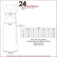 thumbnail image 4 of 24seven Comfort Apparel Empire Waist V Neck Maternity Maxi Dress, 4 of 4