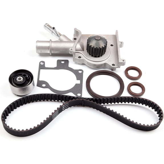 SCITOO Timing Belt W/ Water Pump Kit Fit 2000-2004 Ford Focus SOHC 2.0L 1989CC L4