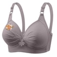 thumbnail image 1 of Women's Printed Plus Size Daily Bra Underwear Without Underwire, 1 of 8